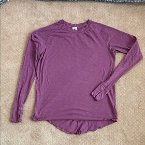 We The Free Plum Long Sleeve Tee, Size M
